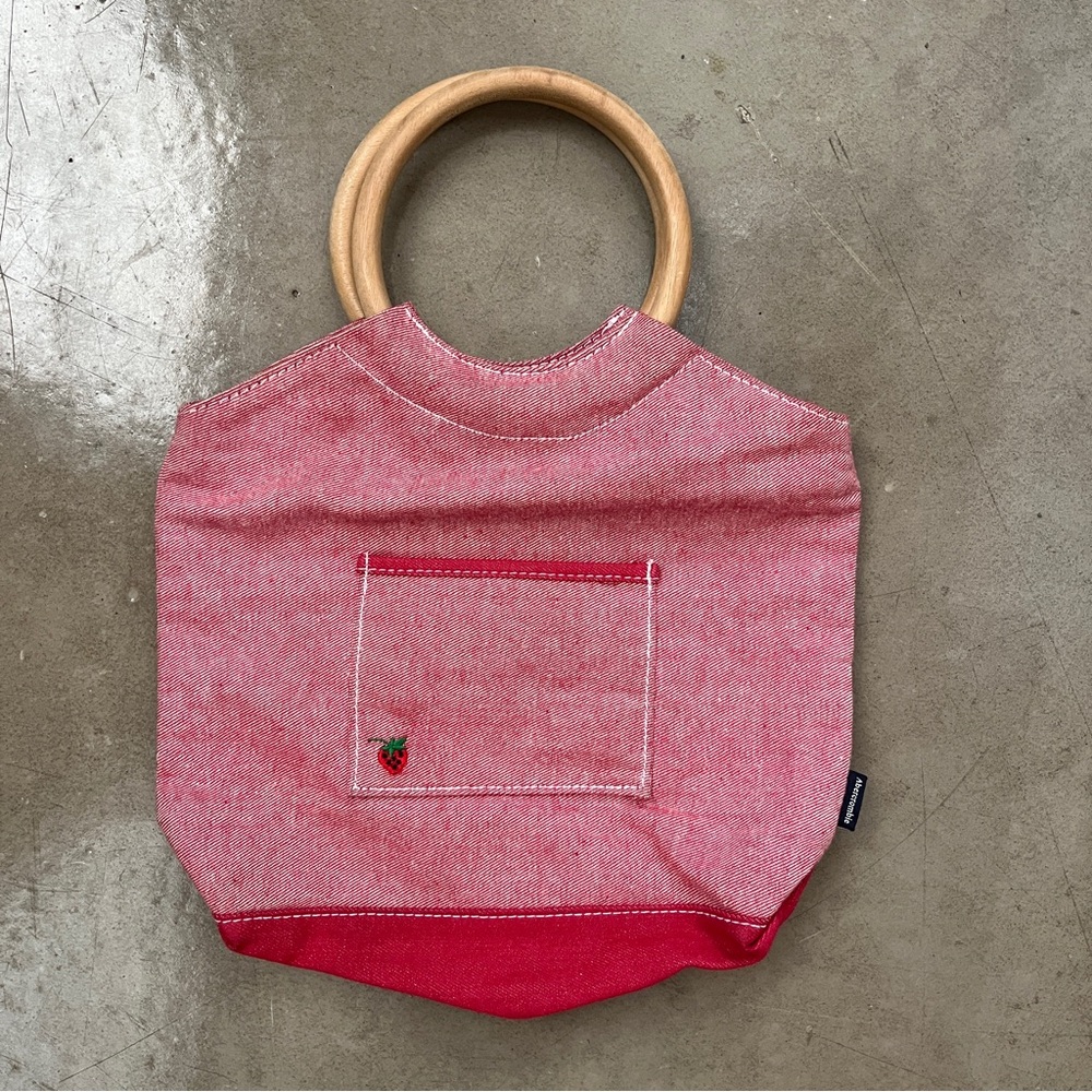 Abercrombie Strawberry Mini Tote Bag